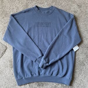 Taylor Swift Eras Tour Blue Crewneck Sweatshirt